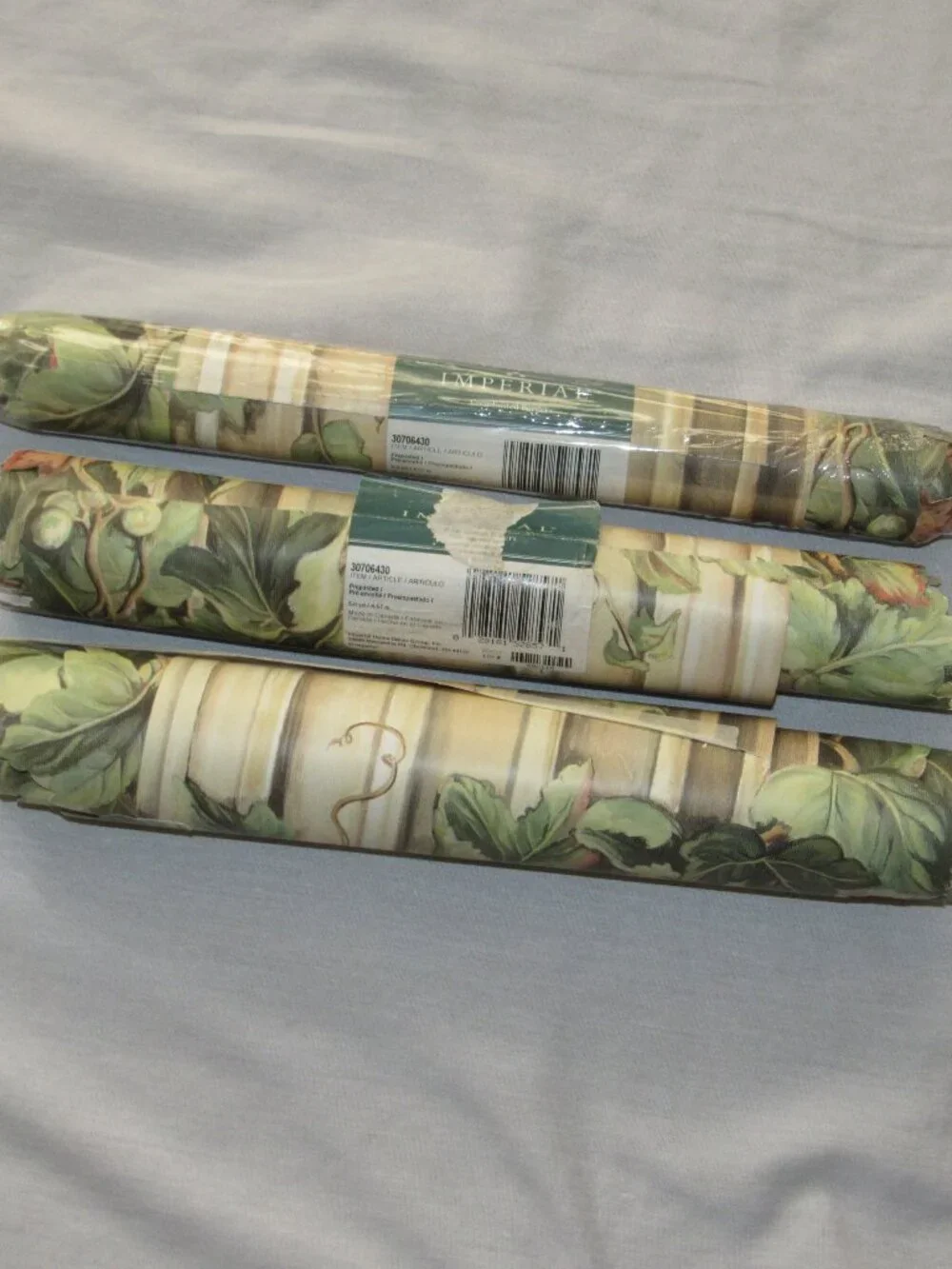 NEW Vintage Imperial Wallpaper Coordinated Border Pre Pasted Roll 5 yards + Ivy
